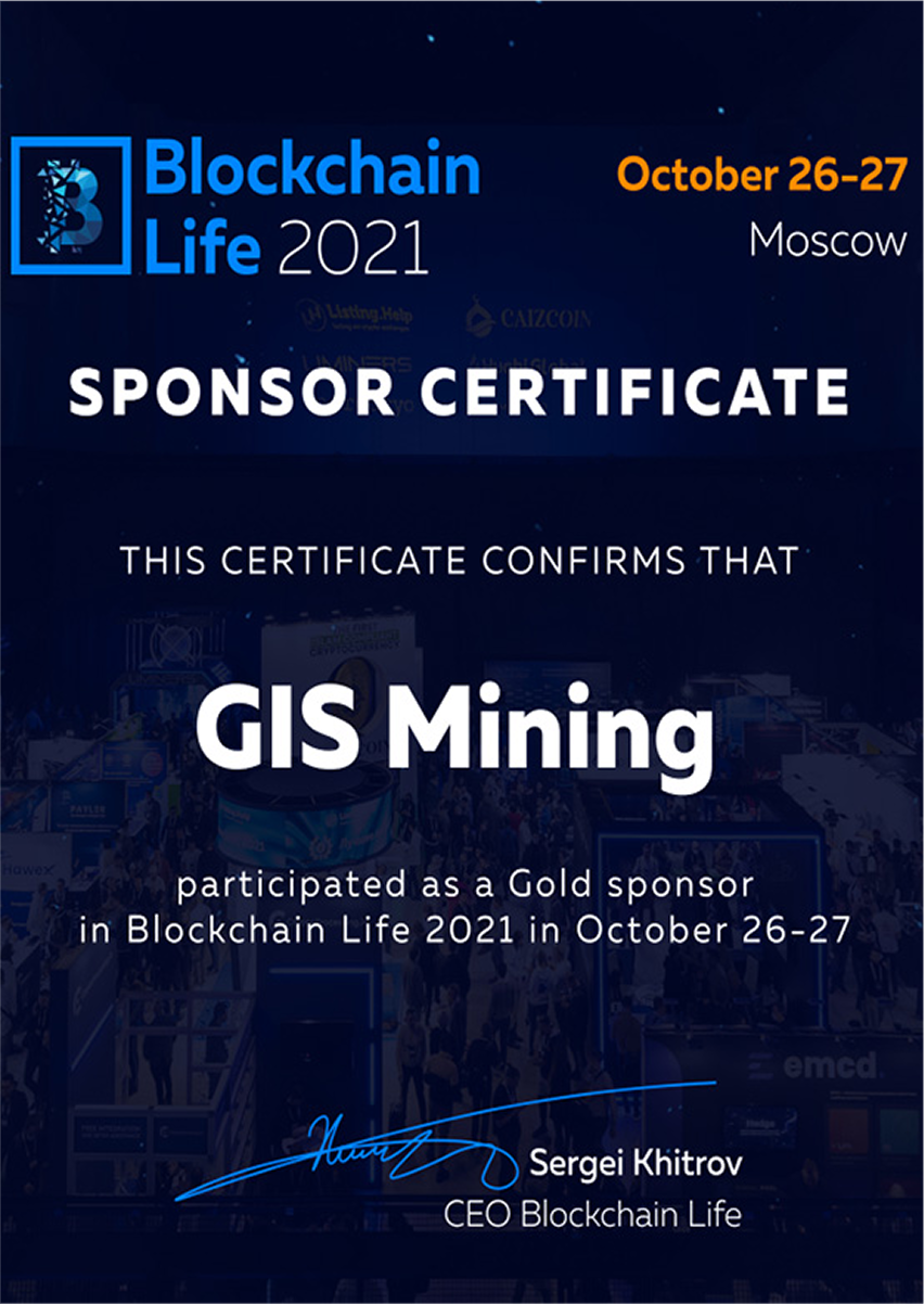 Sponsor sertificate GIS Mind
